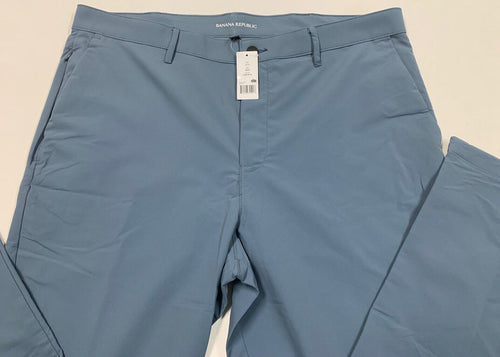 Banana Republic China Blue Flat Front Chino Flex Golf Pants Men's 40 X 34 NEW