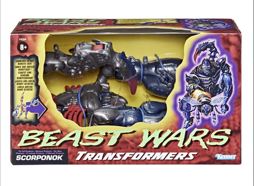 Transformers Beast Wars Predacon Scorponok Figure Vintage Kenner Reissue Hasbro
